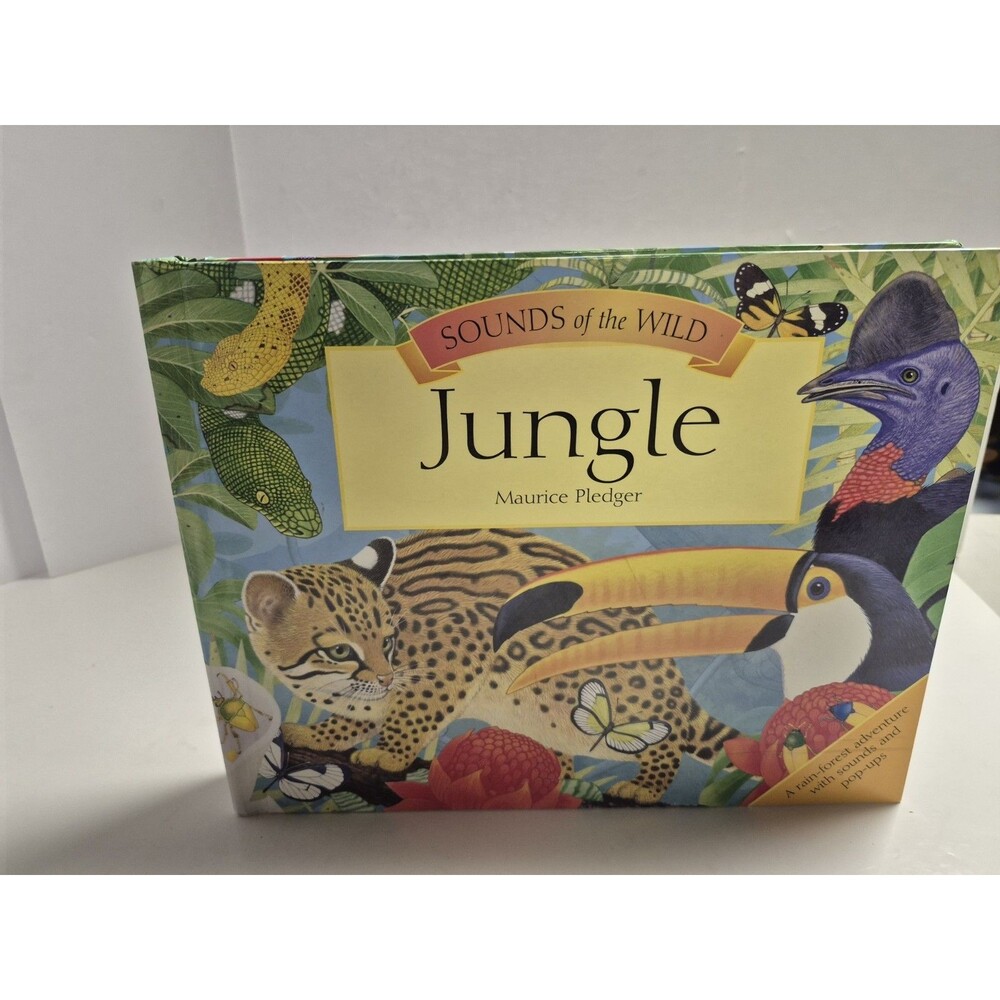 Sounds of the Wild: Jungle by Maurice Pledger Pop Up Book Used No Sound